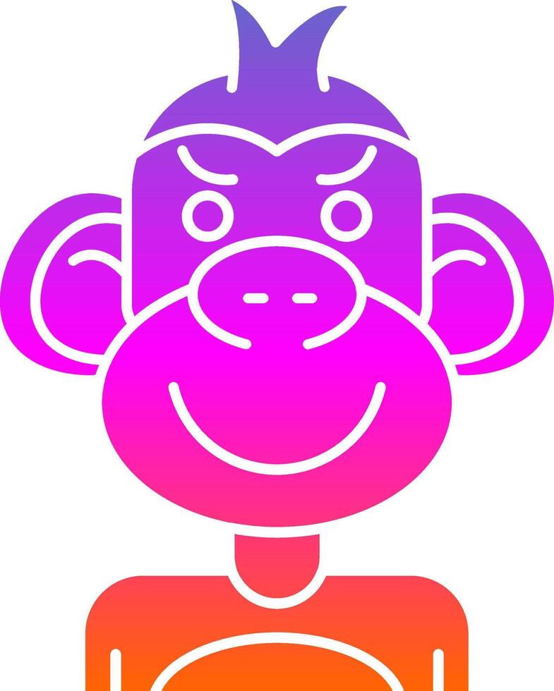 Envy Glyph Gradient Icon vector