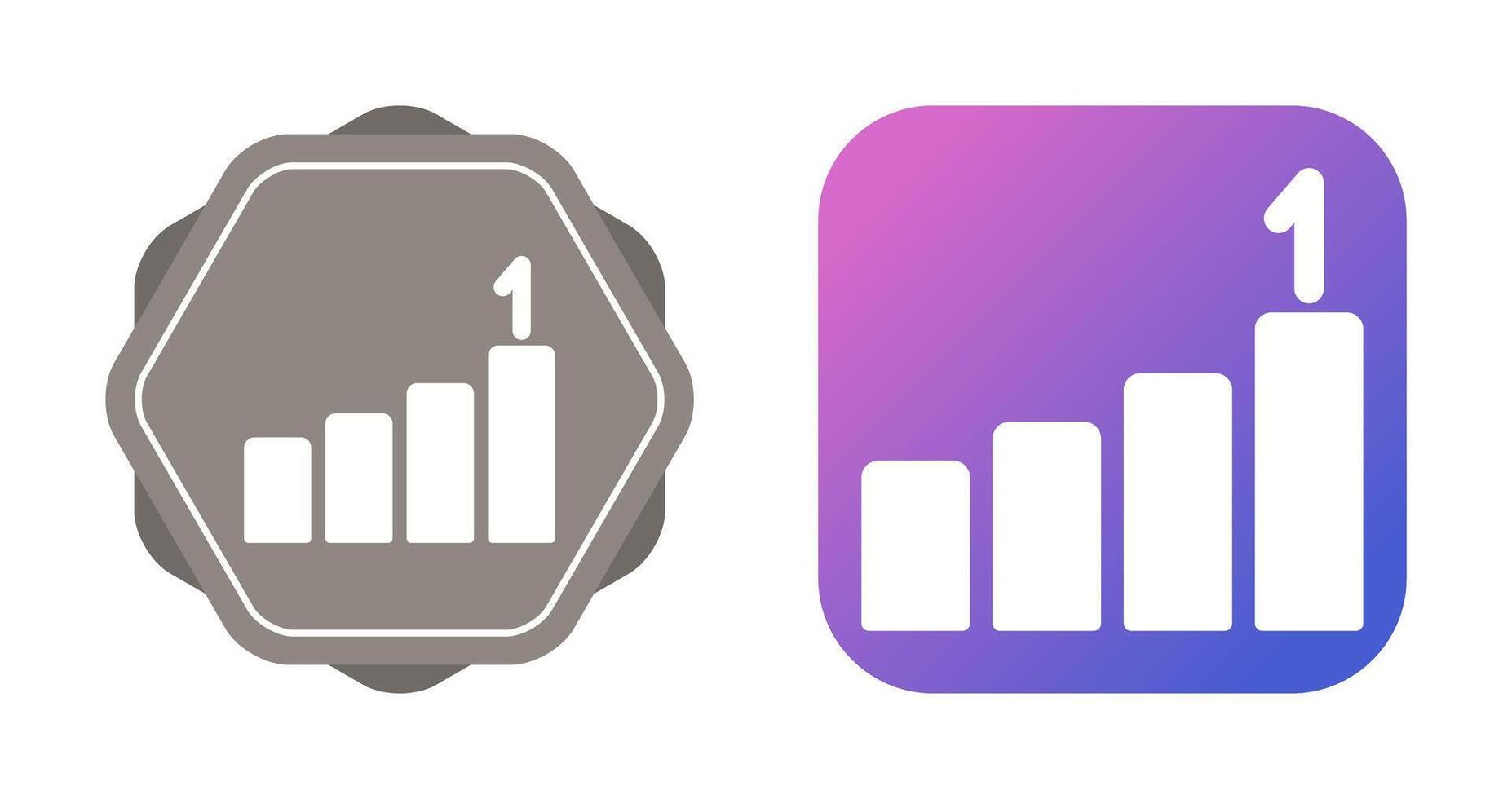 First Place Vector Icon