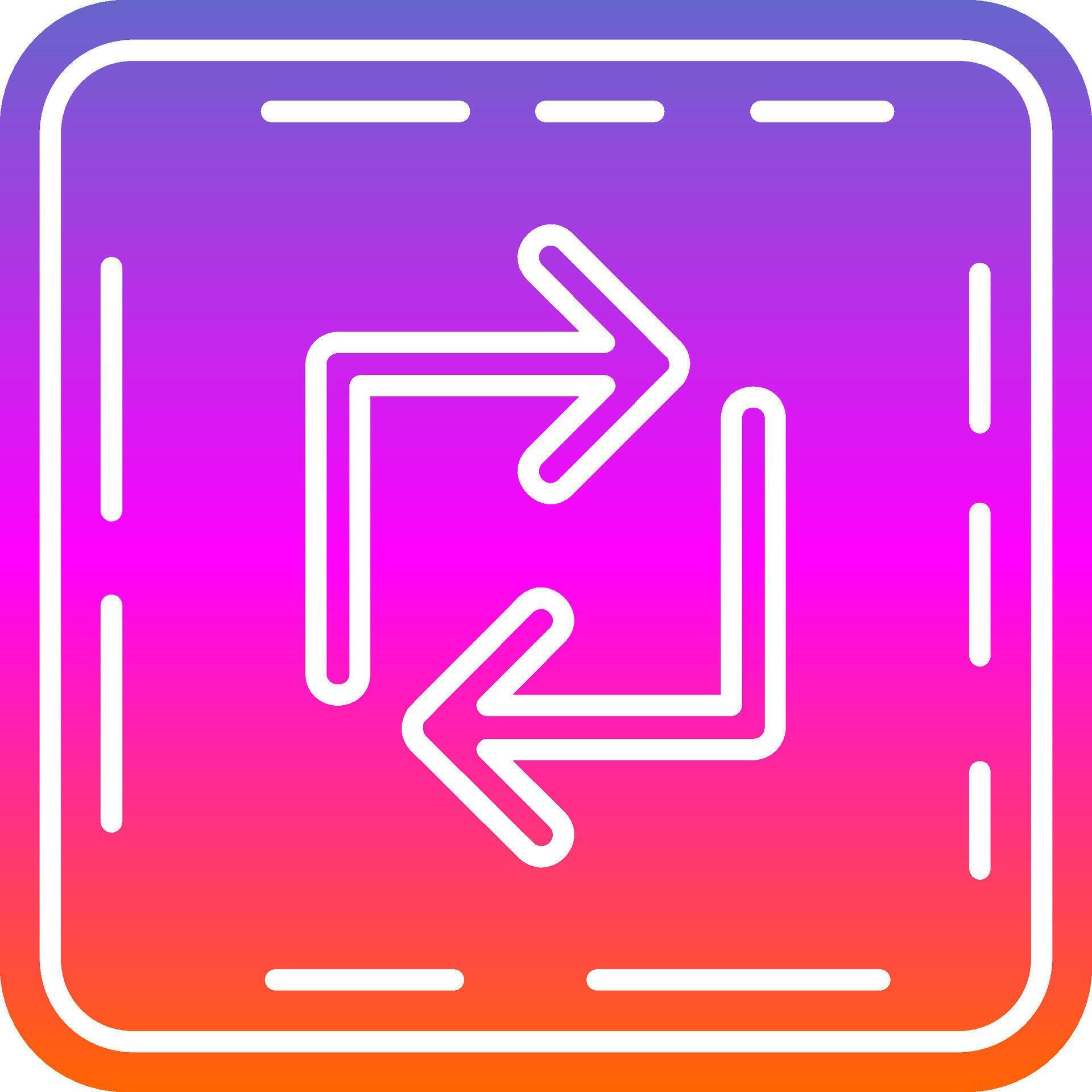 Loop Glyph Gradient Icon 39246021 Vector Art at Vecteezy