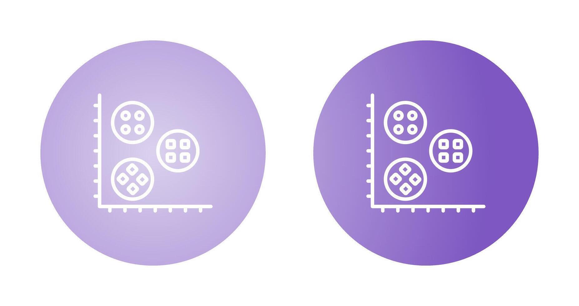 Cluster Analysis Vector Icon