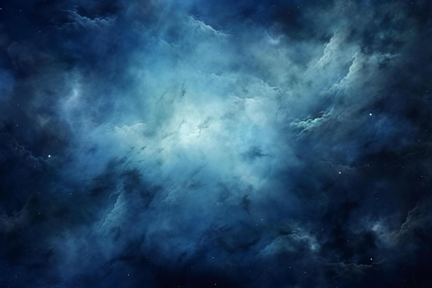 AI generated Night sky with stars and nebula photo