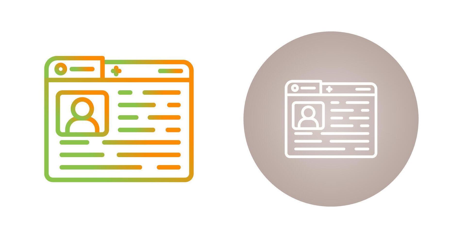 Profile Vector Icon