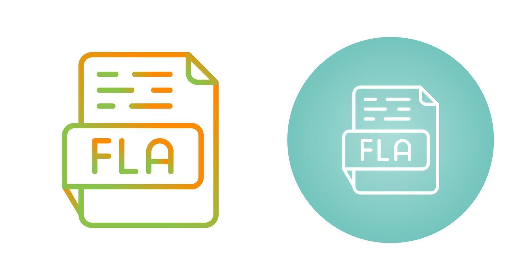 fla vector icono