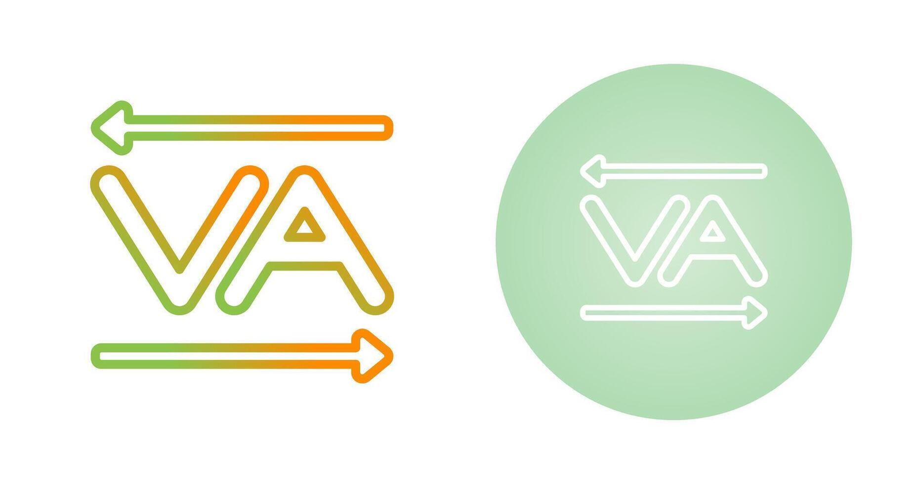 Kerning Vector Icon