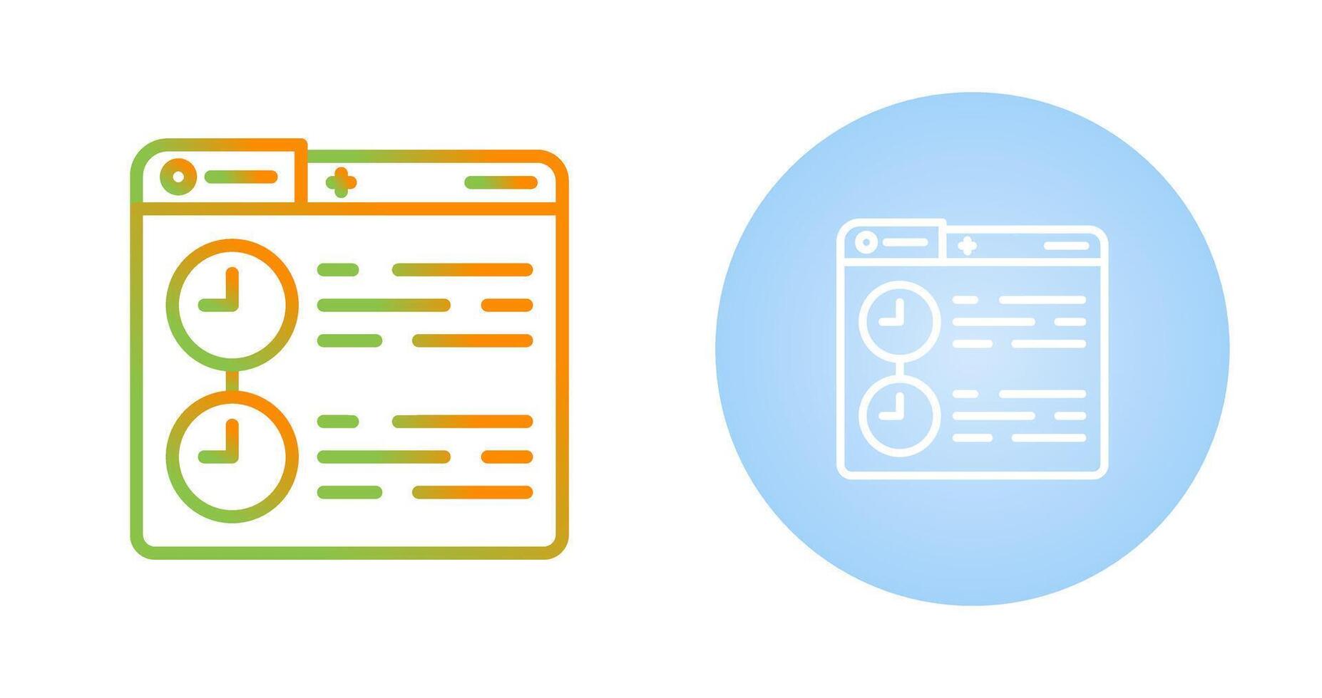 Timeline Vector Icon