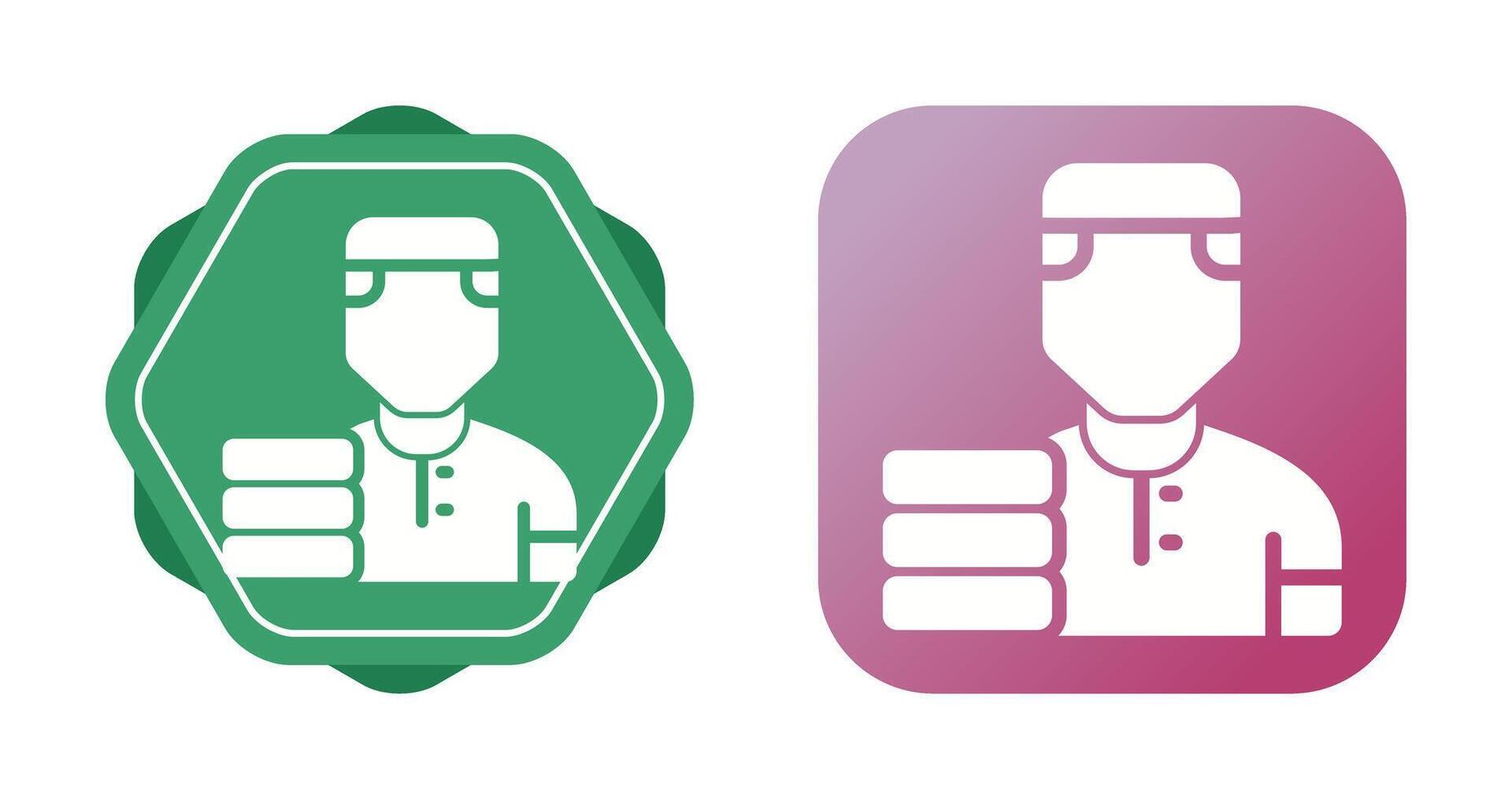 Delivery Man Vector Icon