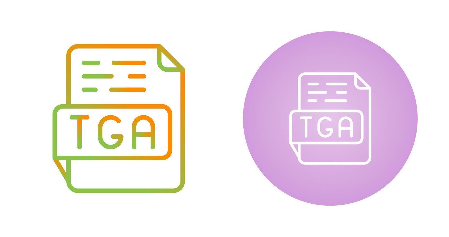 TGA Vector Icon