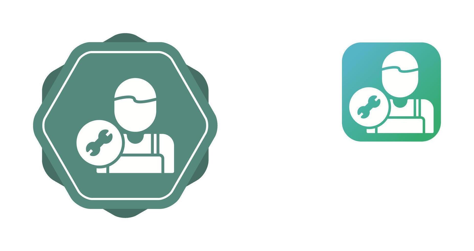 HVAC Technician Vector Icon