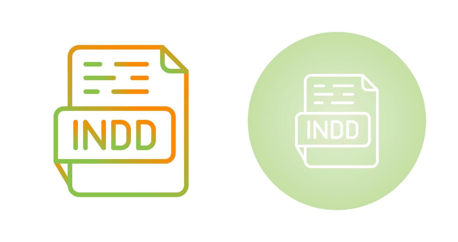 INDD Vector Icon