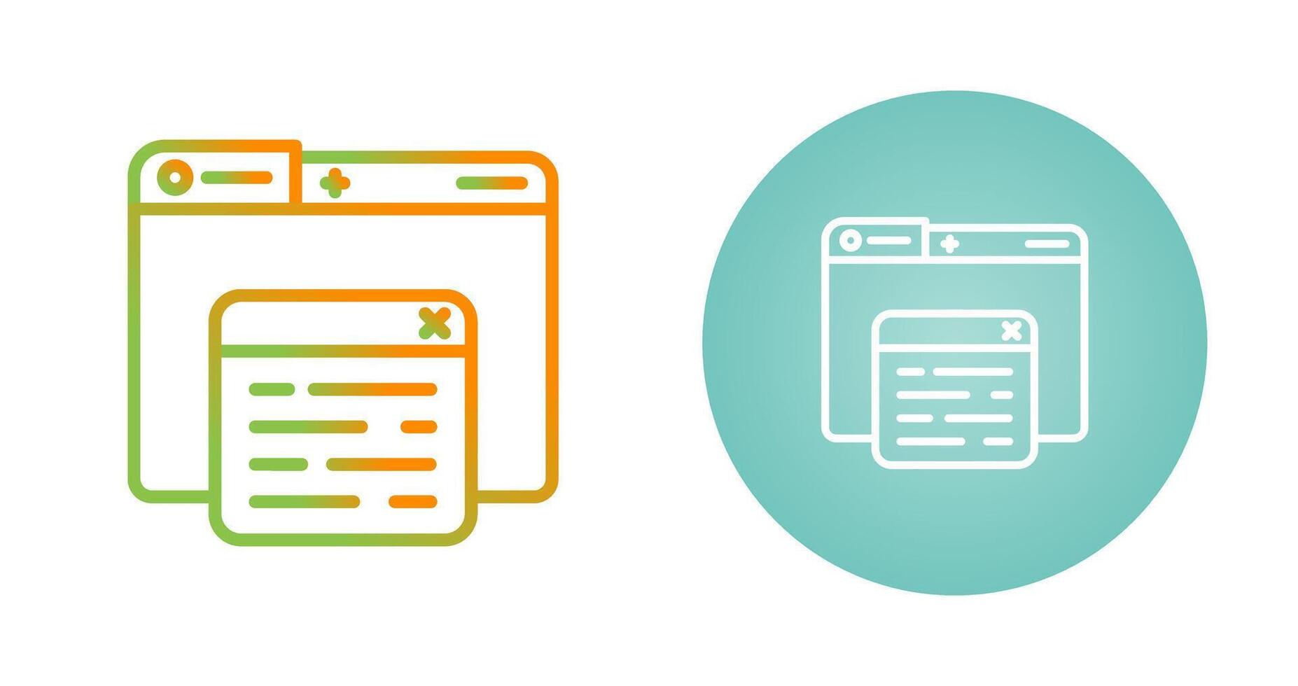 Pop Up Vector Icon
