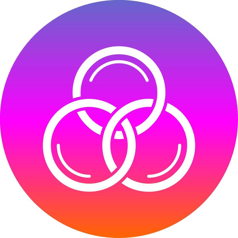 Cmyk Glyph Gradient Circle Icon vector