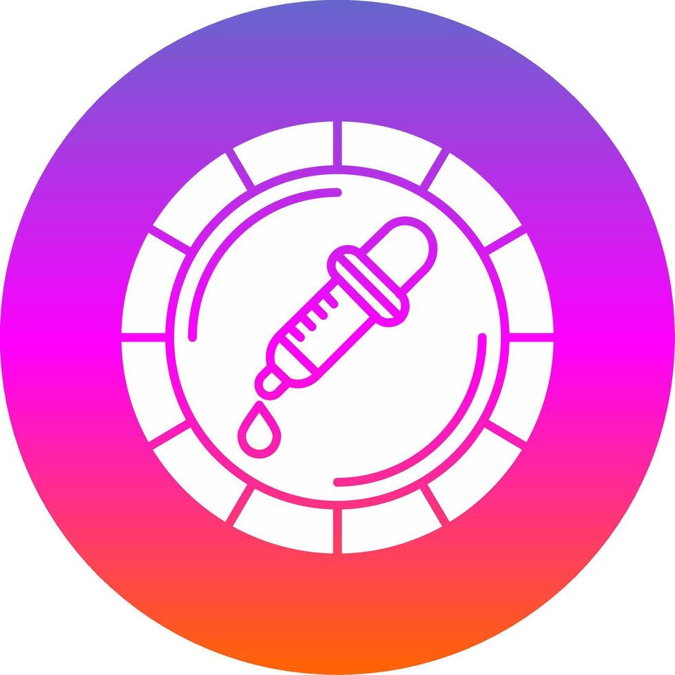 Color picker Glyph Gradient Circle Icon vector