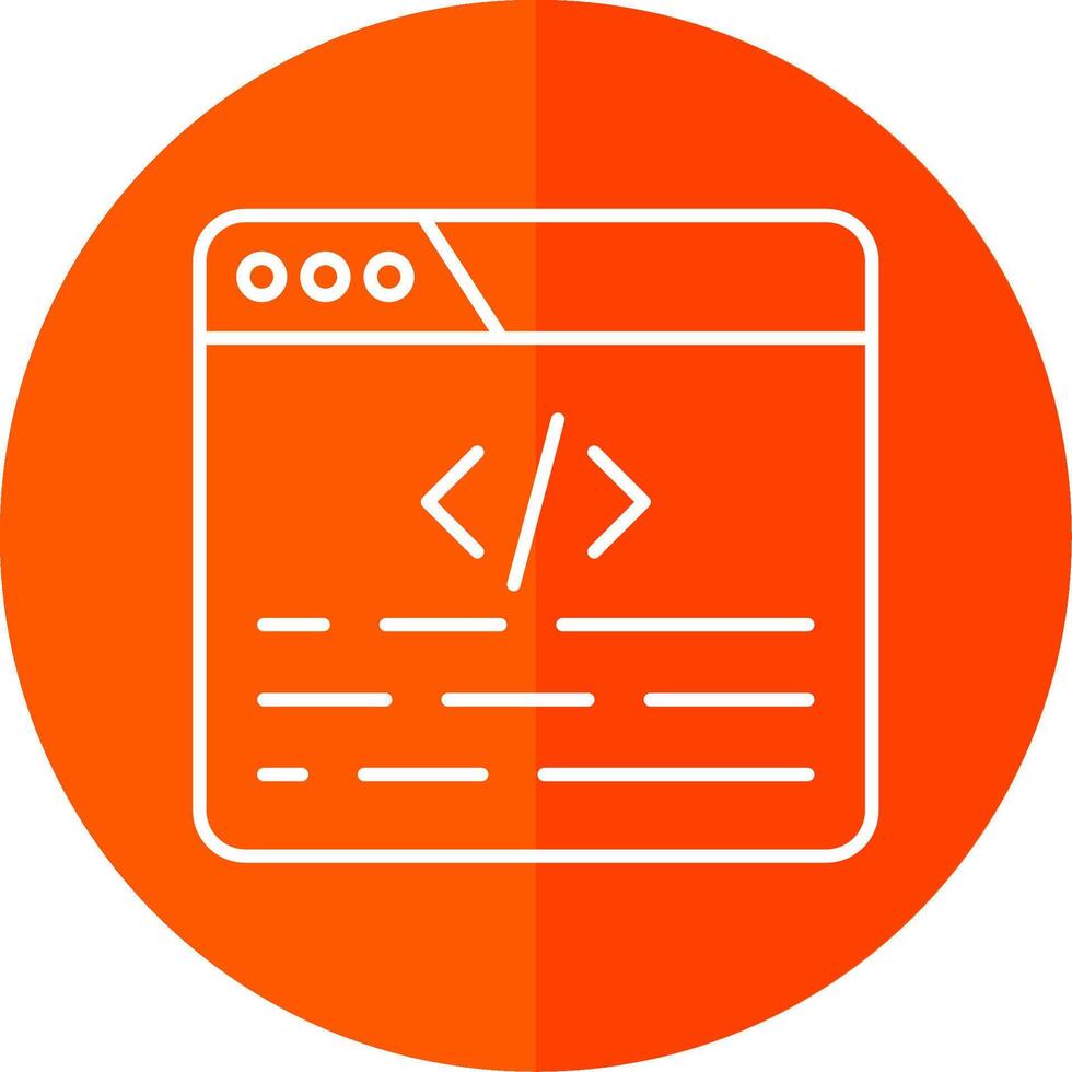 Coding Line Red Circle Icon 39250980 Vector Art at Vecteezy