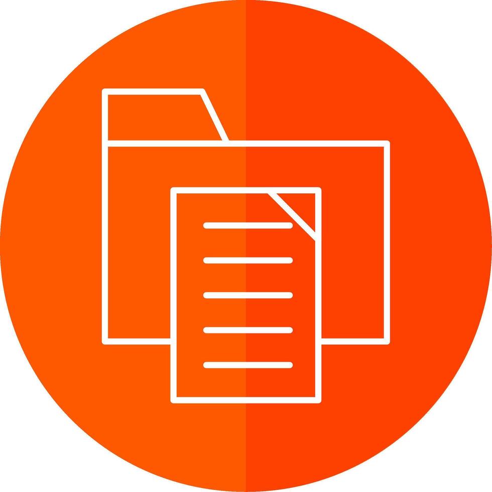 Copy Free Line Red Circle Icon vector