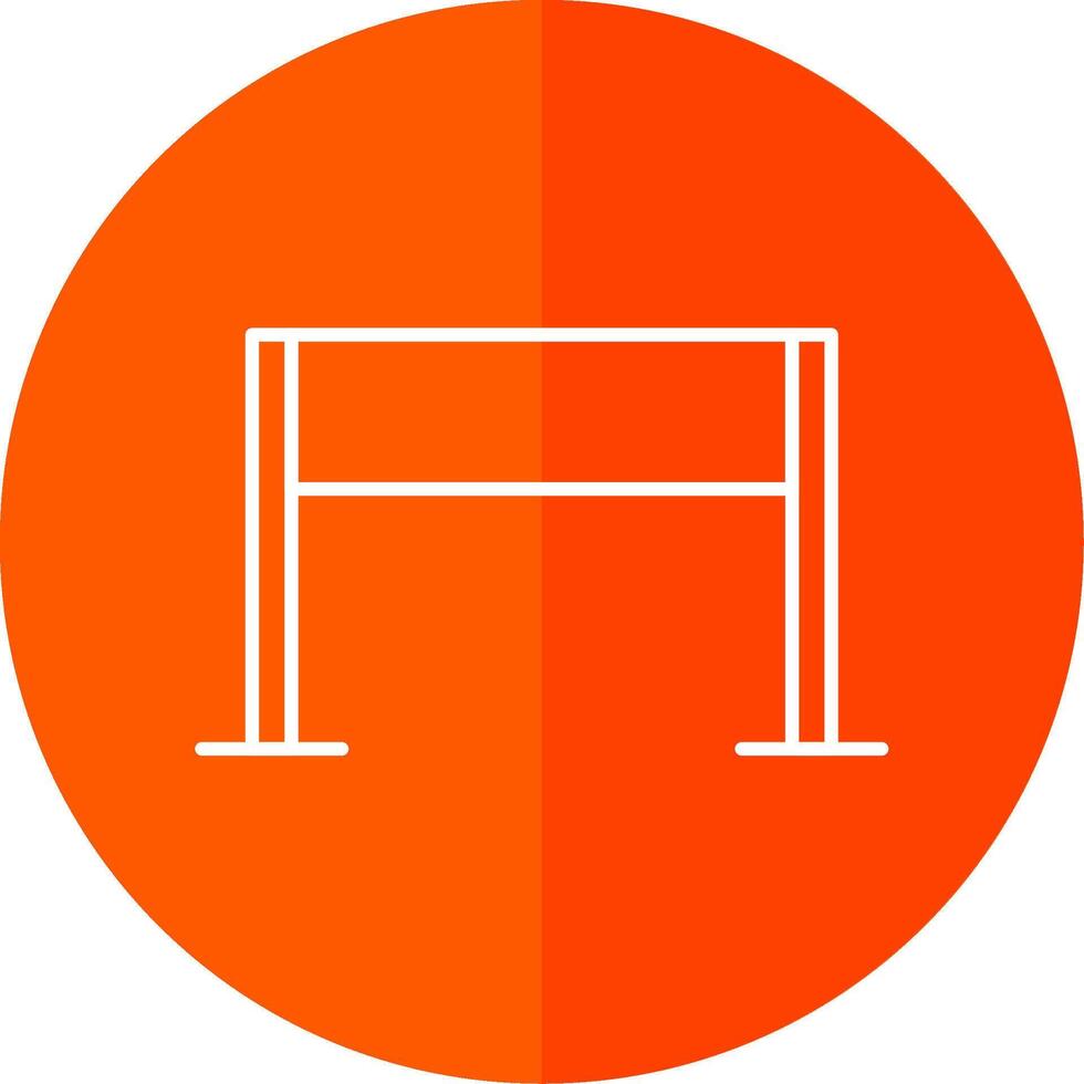 Gameplay Line Red Circle Icon vector