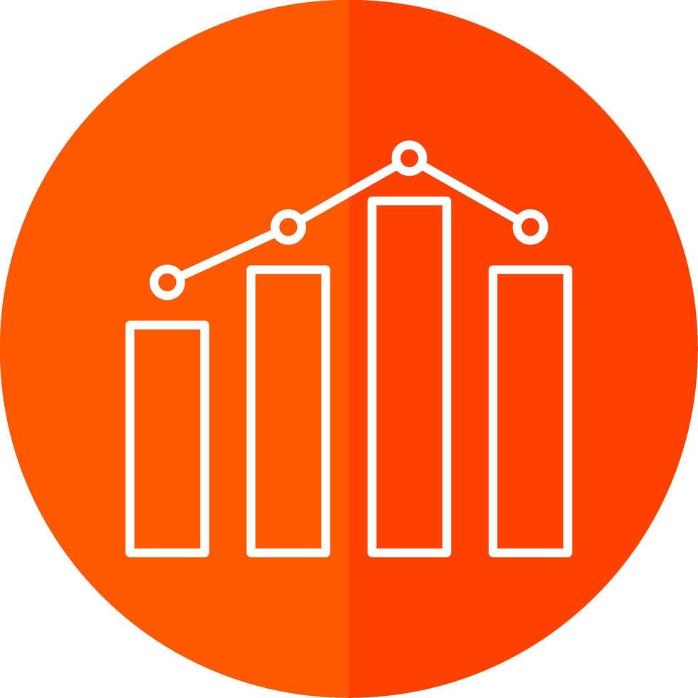 Graph Line Red Circle Icon 39252222 Vector Art at Vecteezy