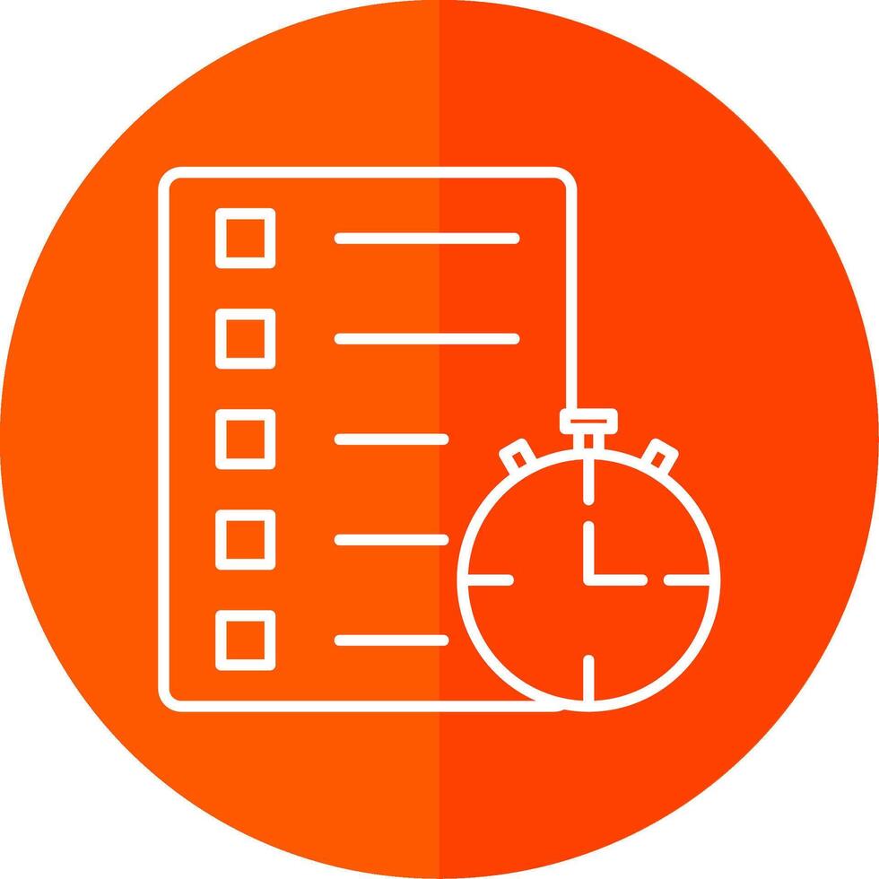 Track Of Time Line Red Circle Icon vector