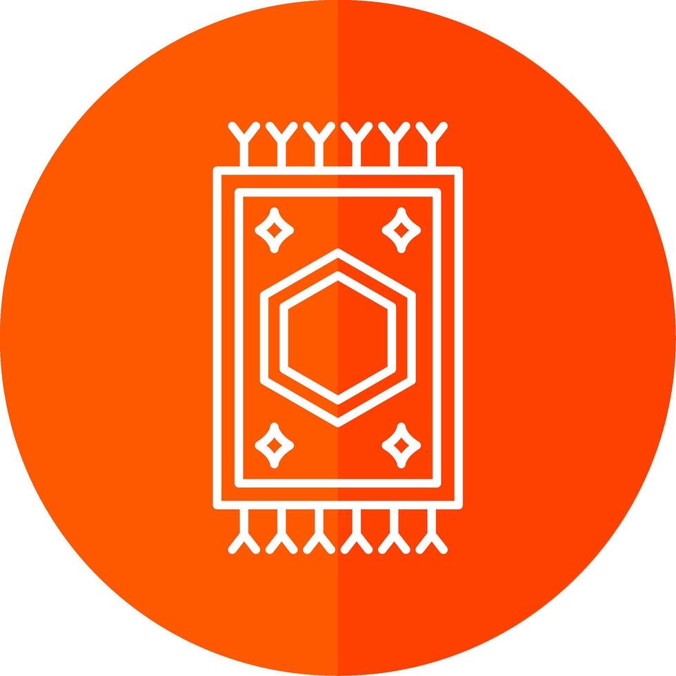 Carpet Line Red Circle Icon vector