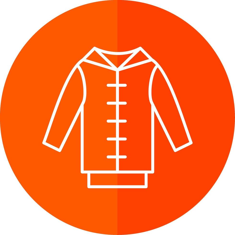 Pull Over Line Red Circle Icon vector