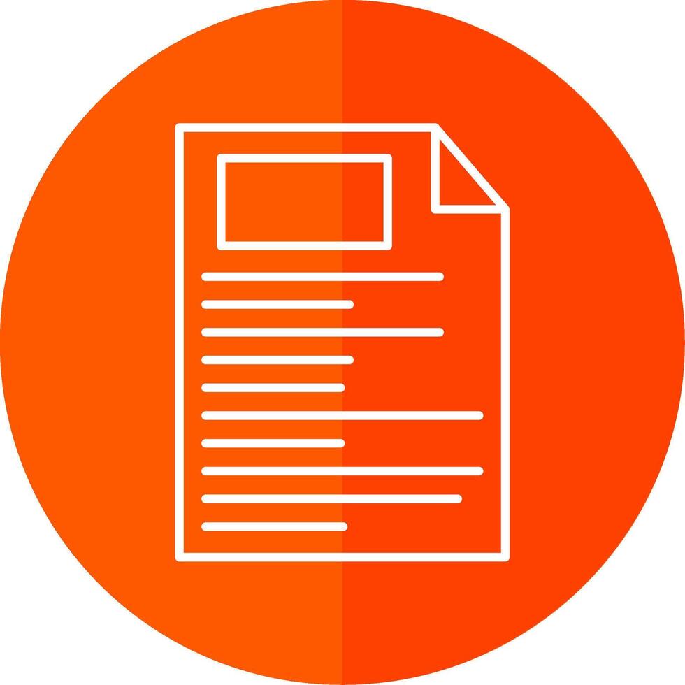 File Line Red Circle Icon vector