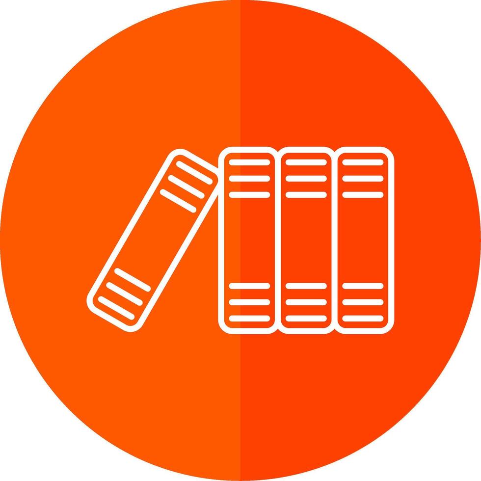 Files Line Red Circle Icon vector
