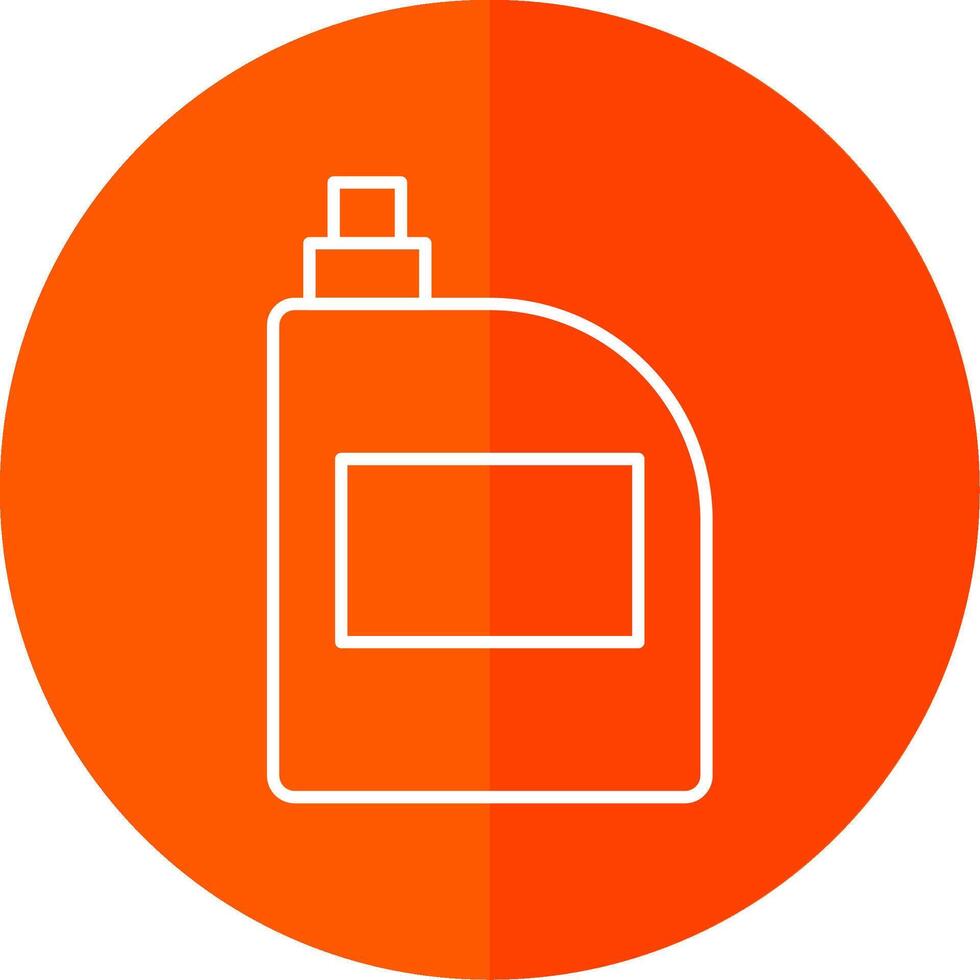 Bleach Line Red Circle Icon vector