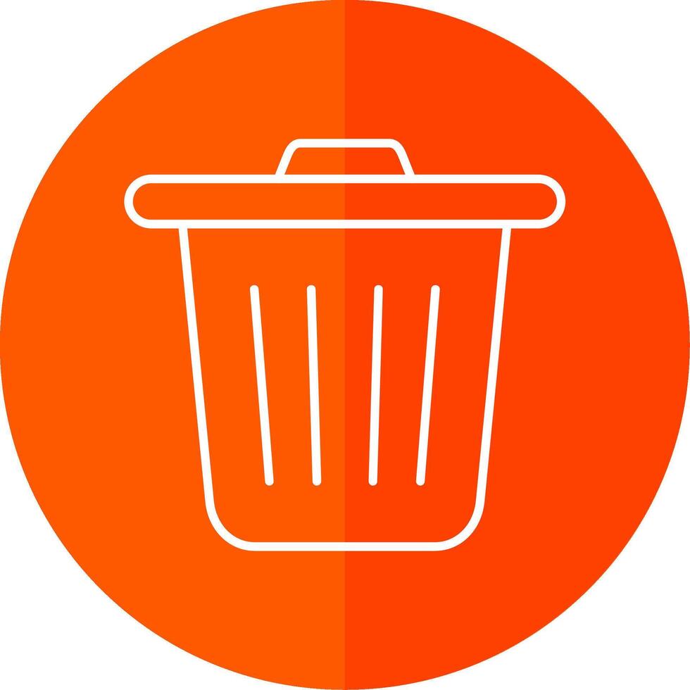 Delete Line Red Circle Icon vector