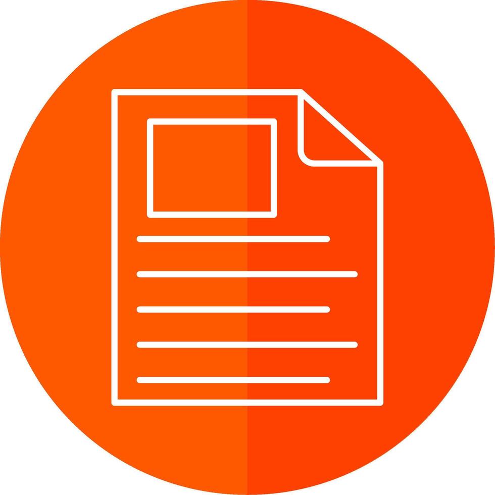 File Line Red Circle Icon vector