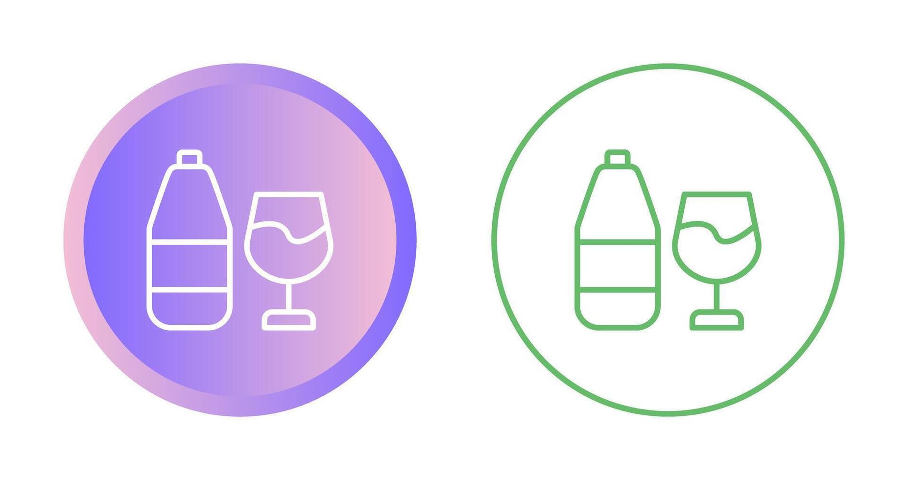 icono de vector de vino