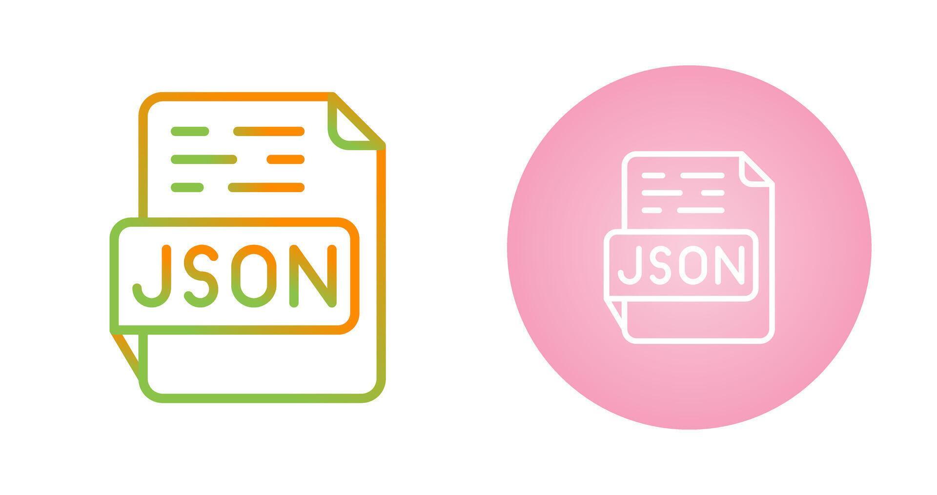 JSON Vector Icon 39257703 Vector Art at Vecteezy
