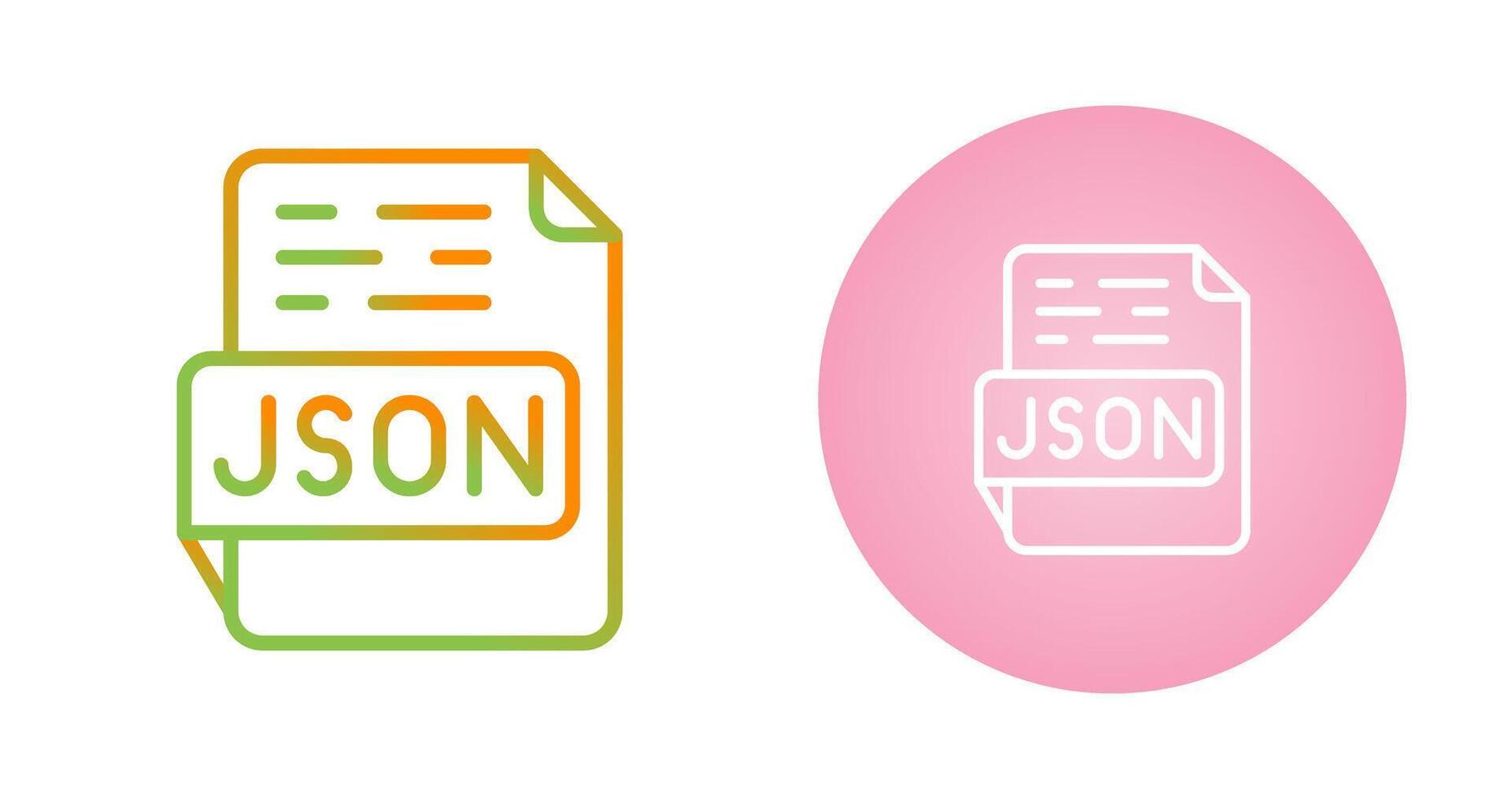 JSON Vector Icon