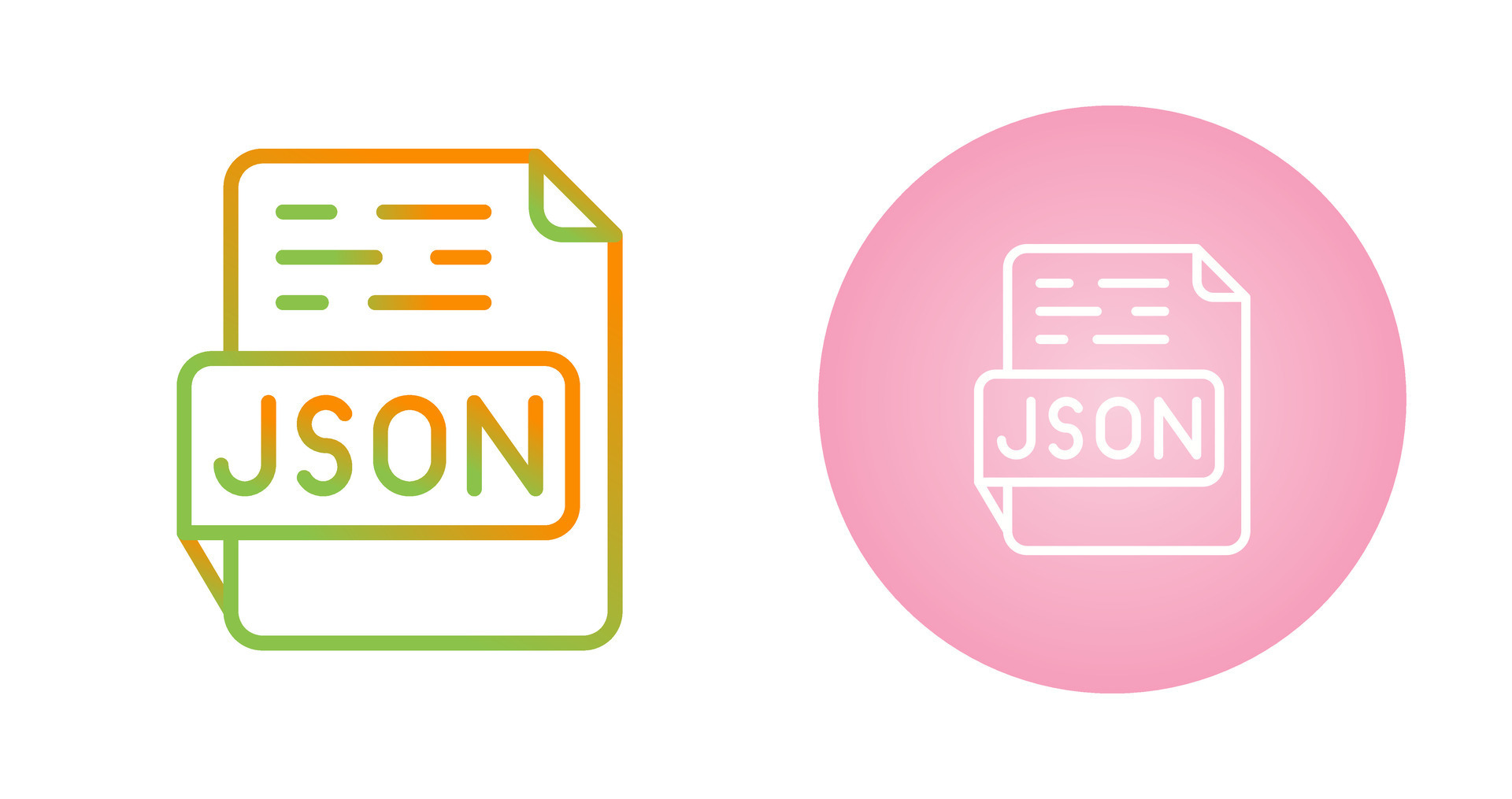 JSON Vector Icon 39257703 Vector Art at Vecteezy