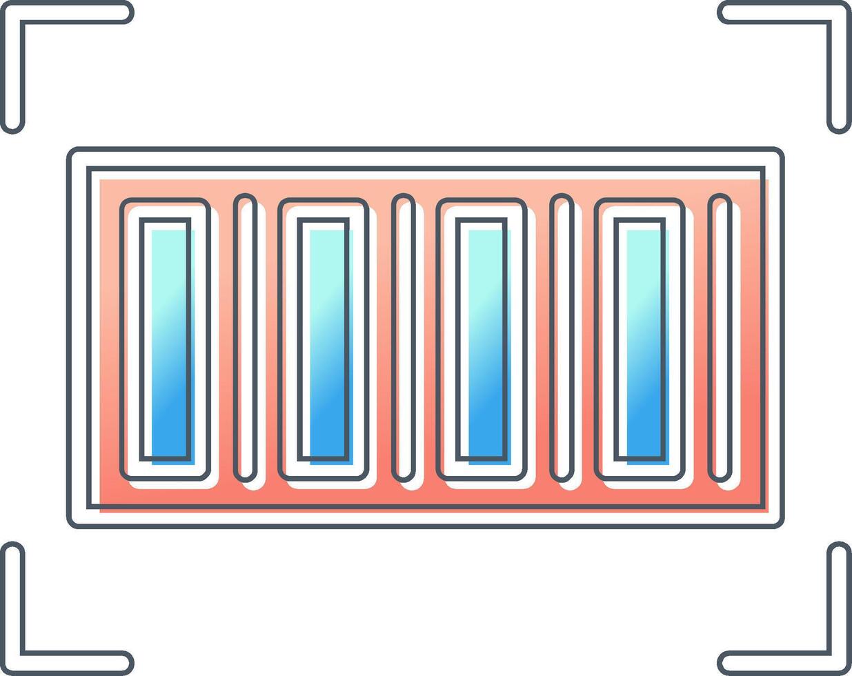 icono de vector de código de barras