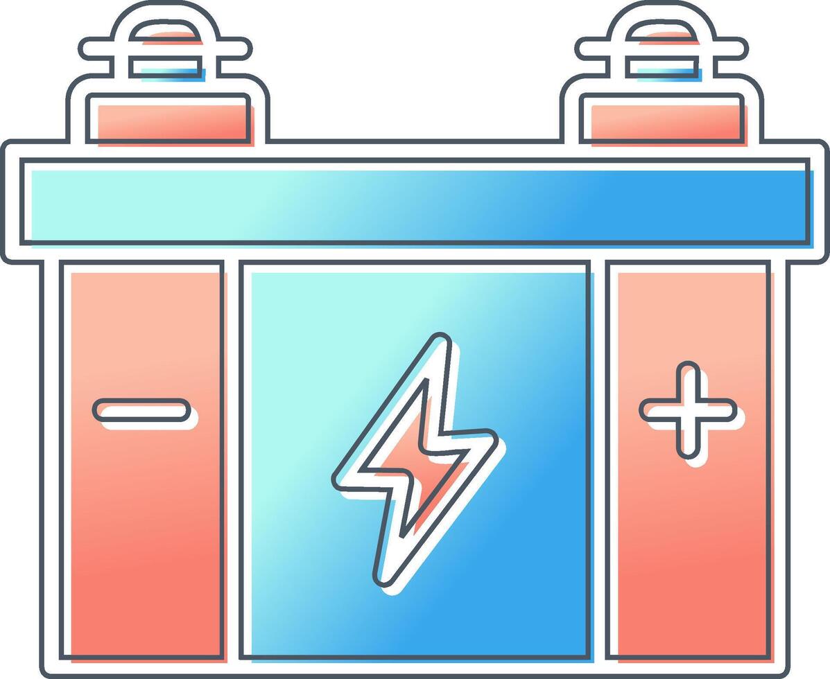 Car Battery Vector Icon