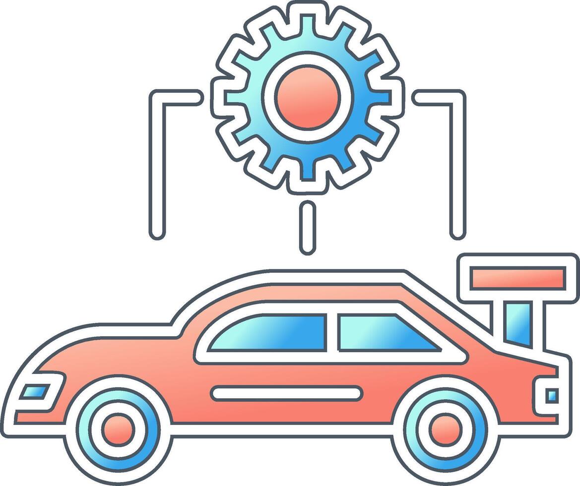 Car Configuration Vector Icon