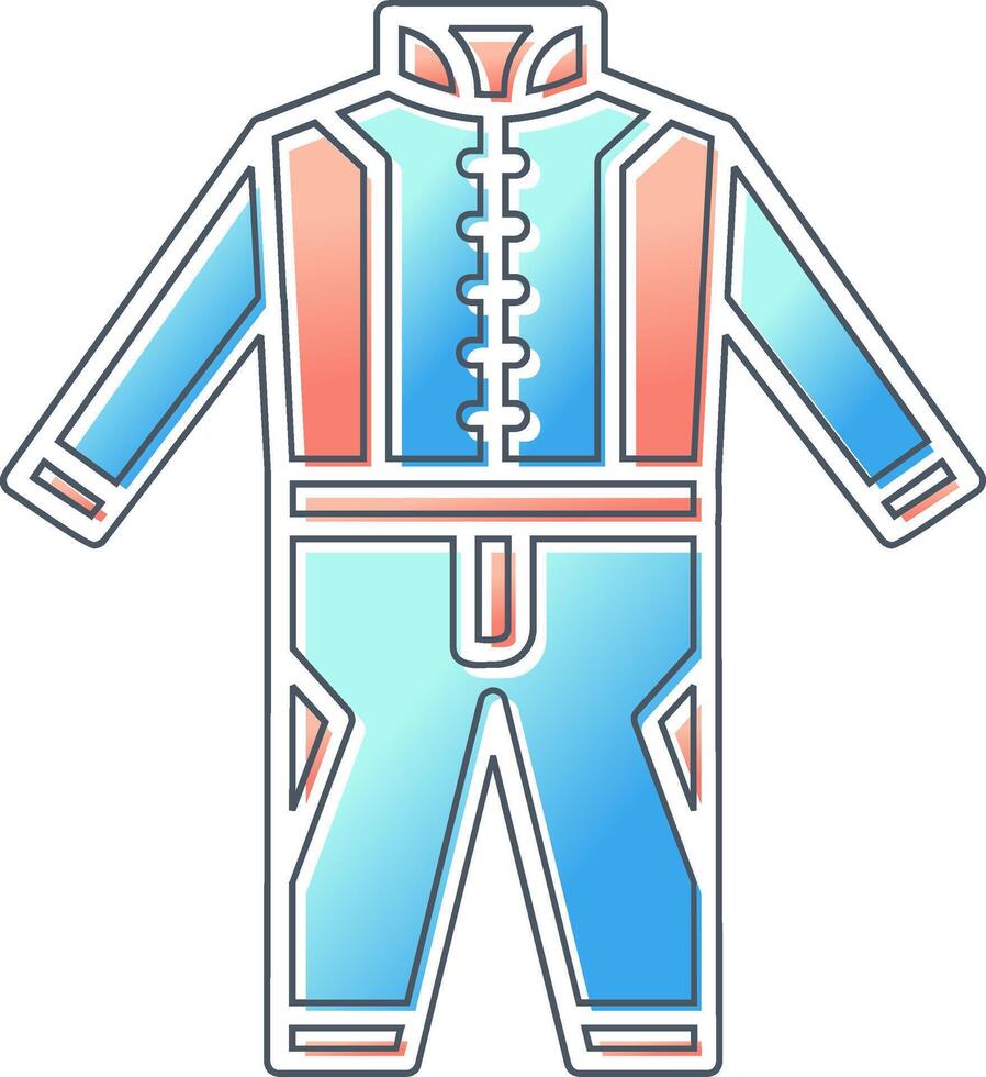 Race Suit Vector Icon