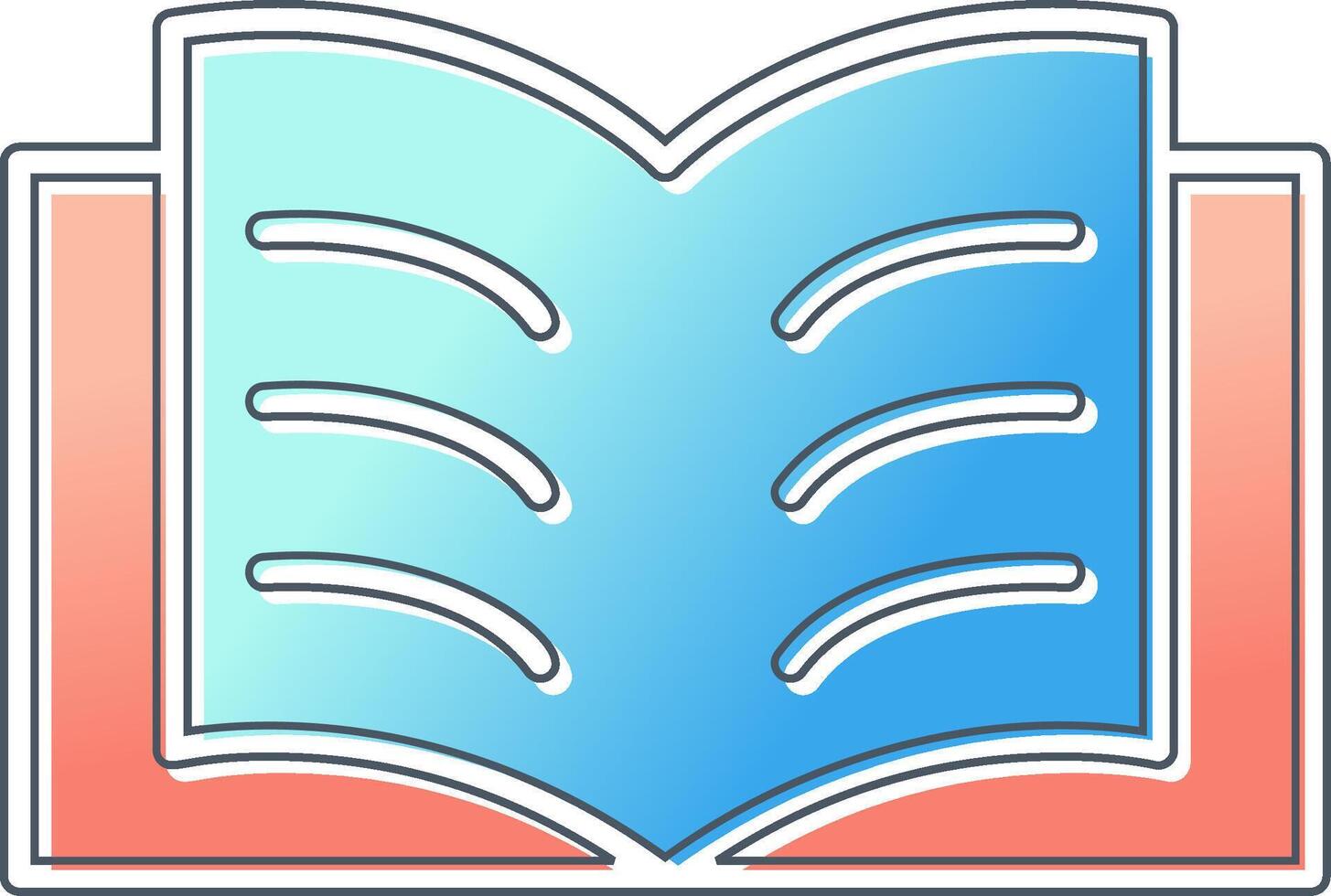 Book Pages Vector Icon