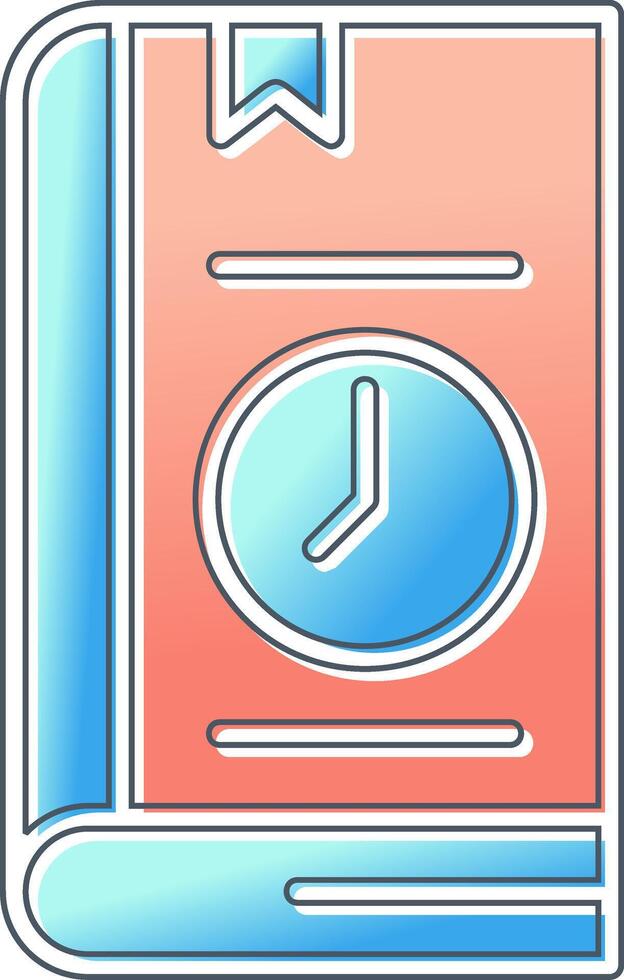 Book Time Limit Vector Icon