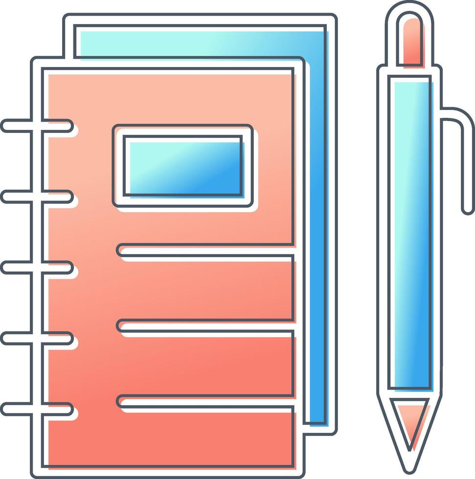 Notebook Vector Icon