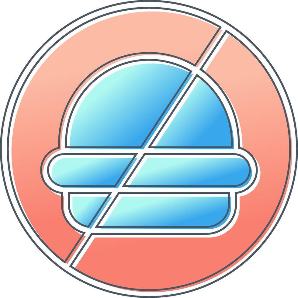 No Food Vector Icon