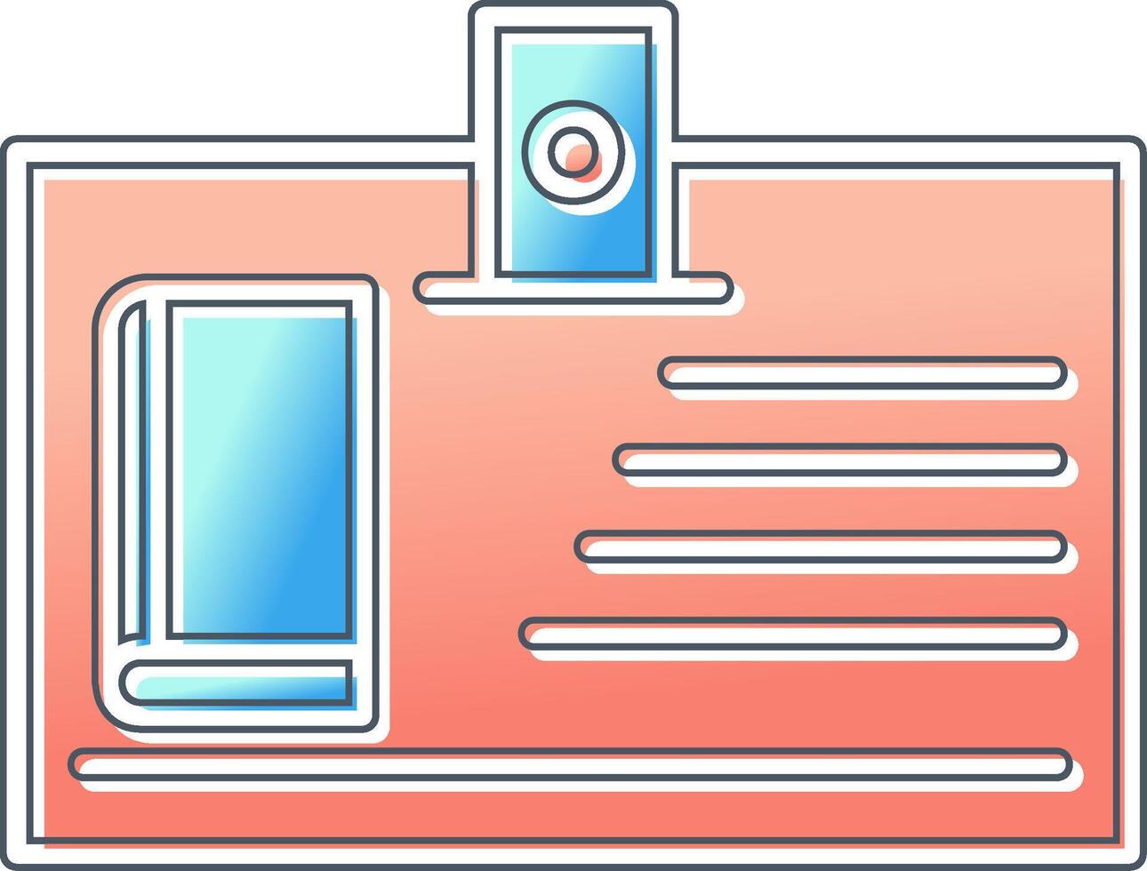 Library Card Vector Icon