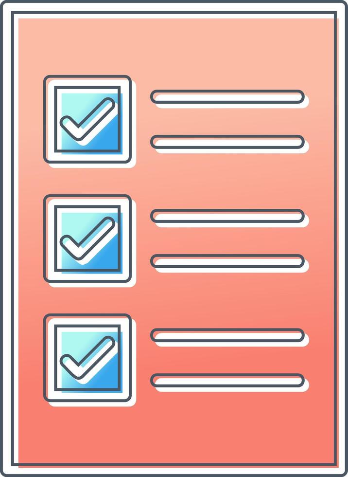 Check List Vector Icon