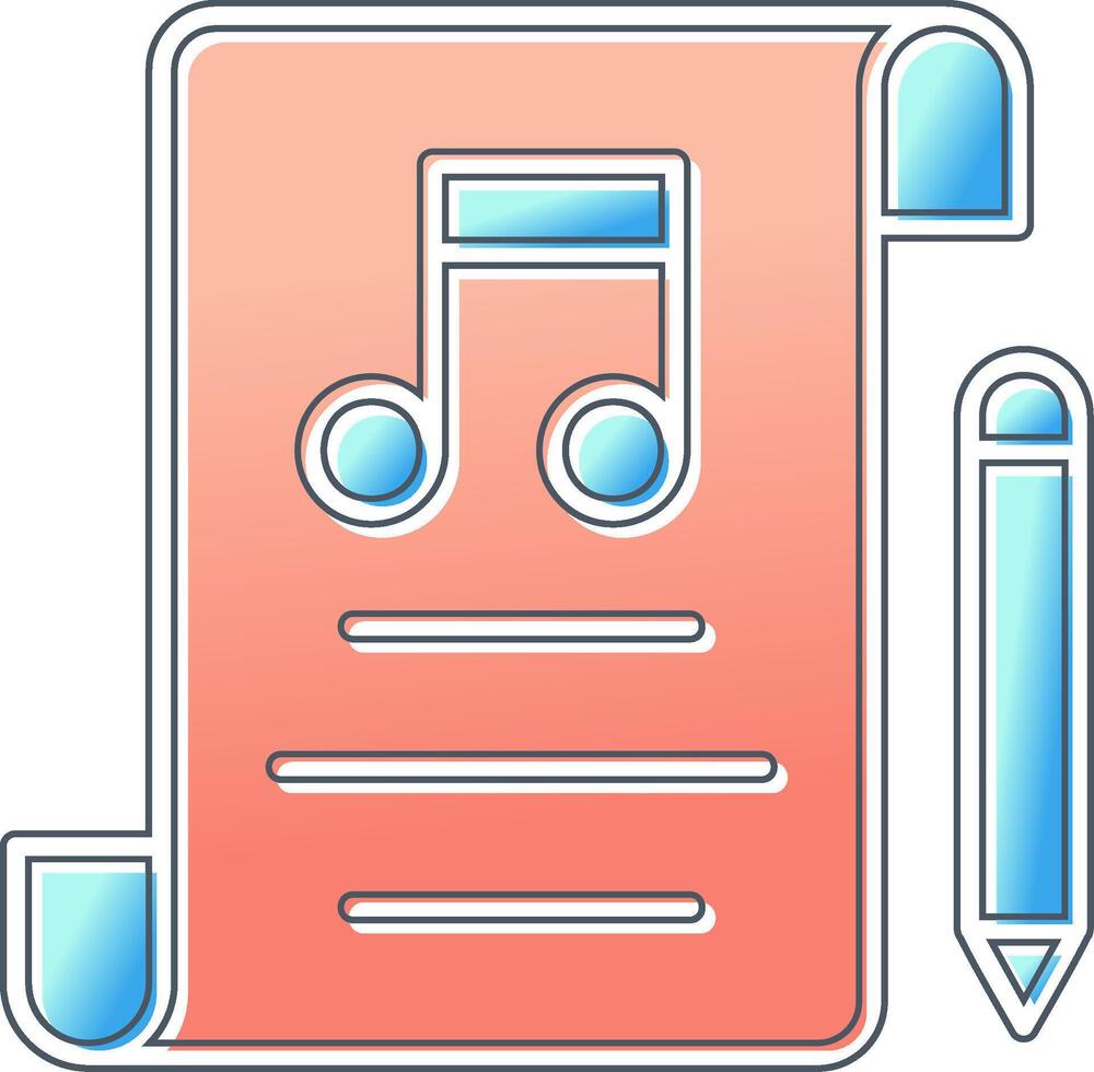 Music Composing Vector Icon