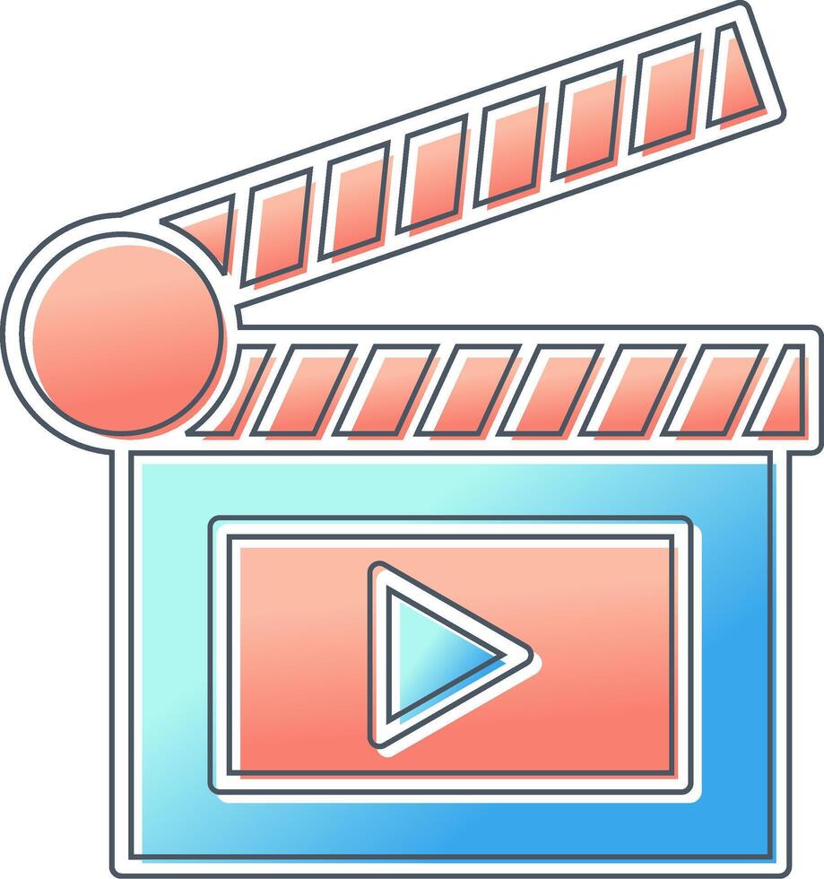 Clapperboard Vector Icon