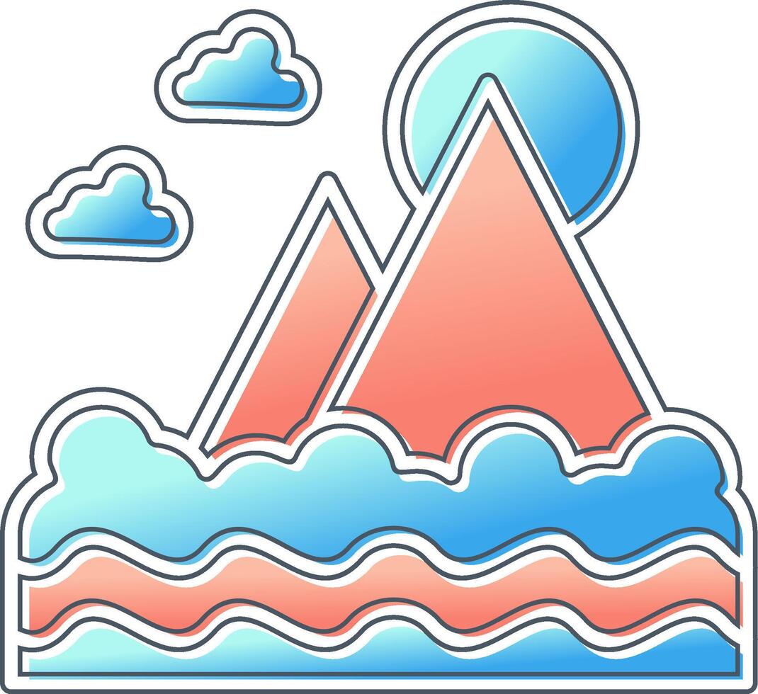 Mount Fuji Vector Icon