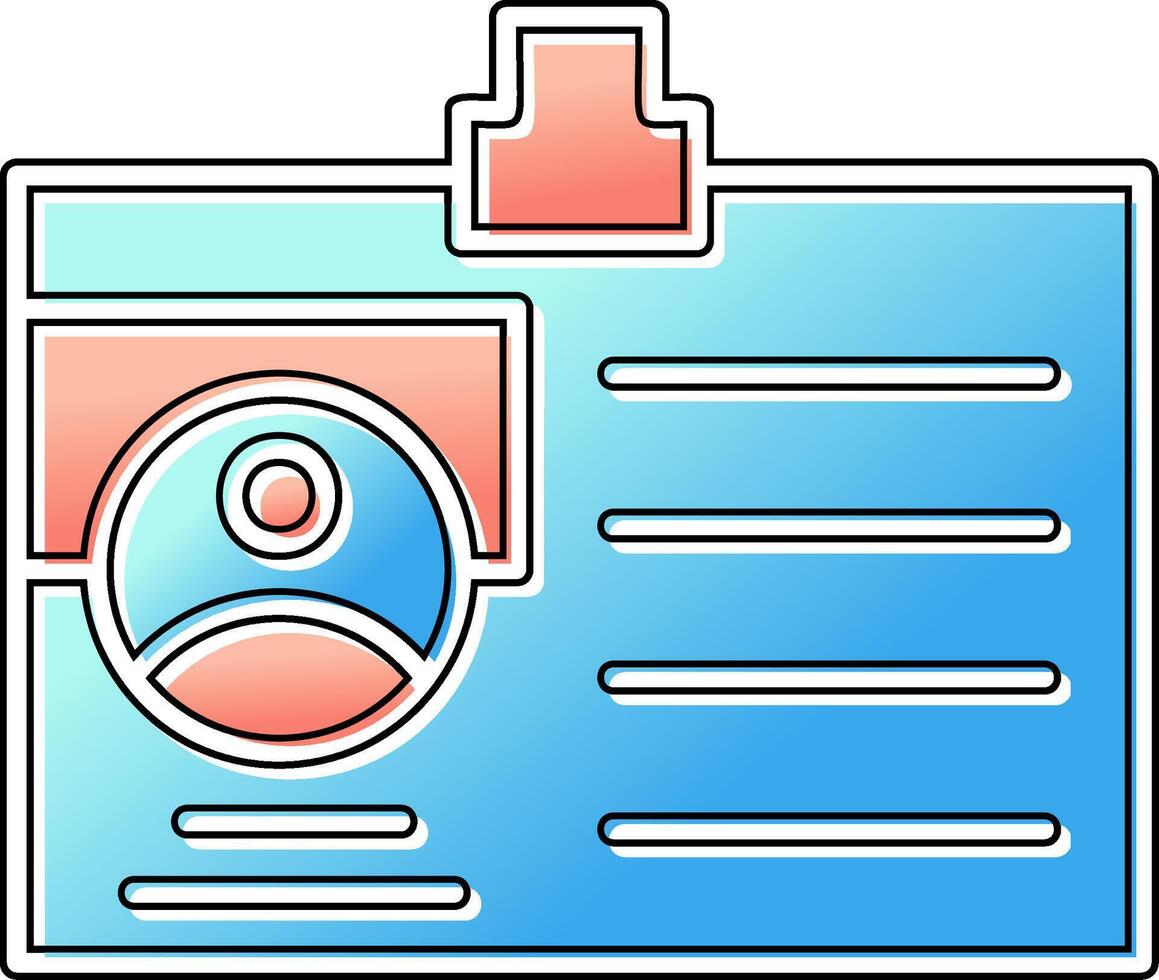 Id Card Vector Icon