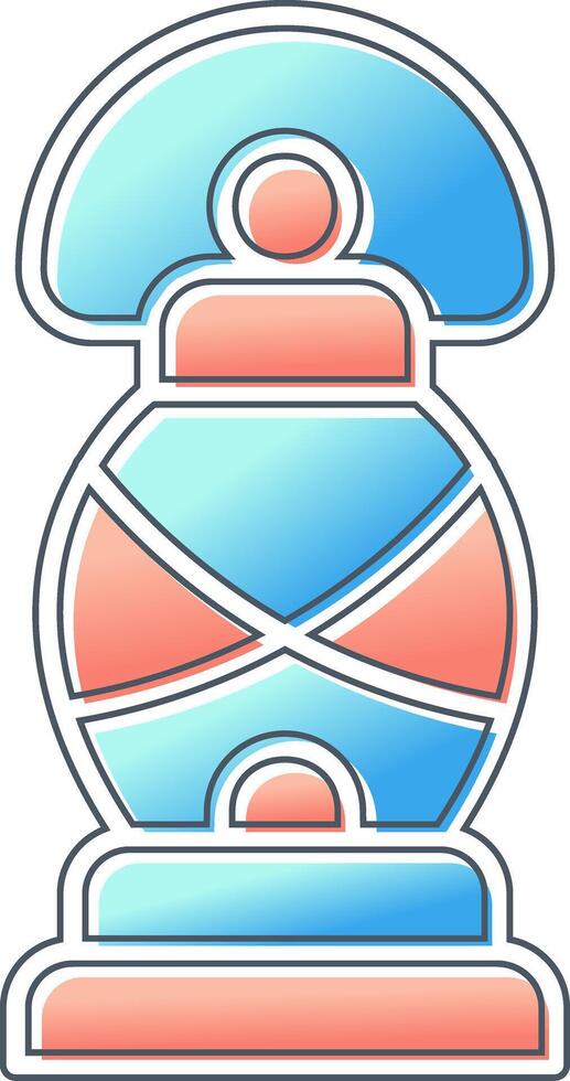Hand Lantern Vector Icon