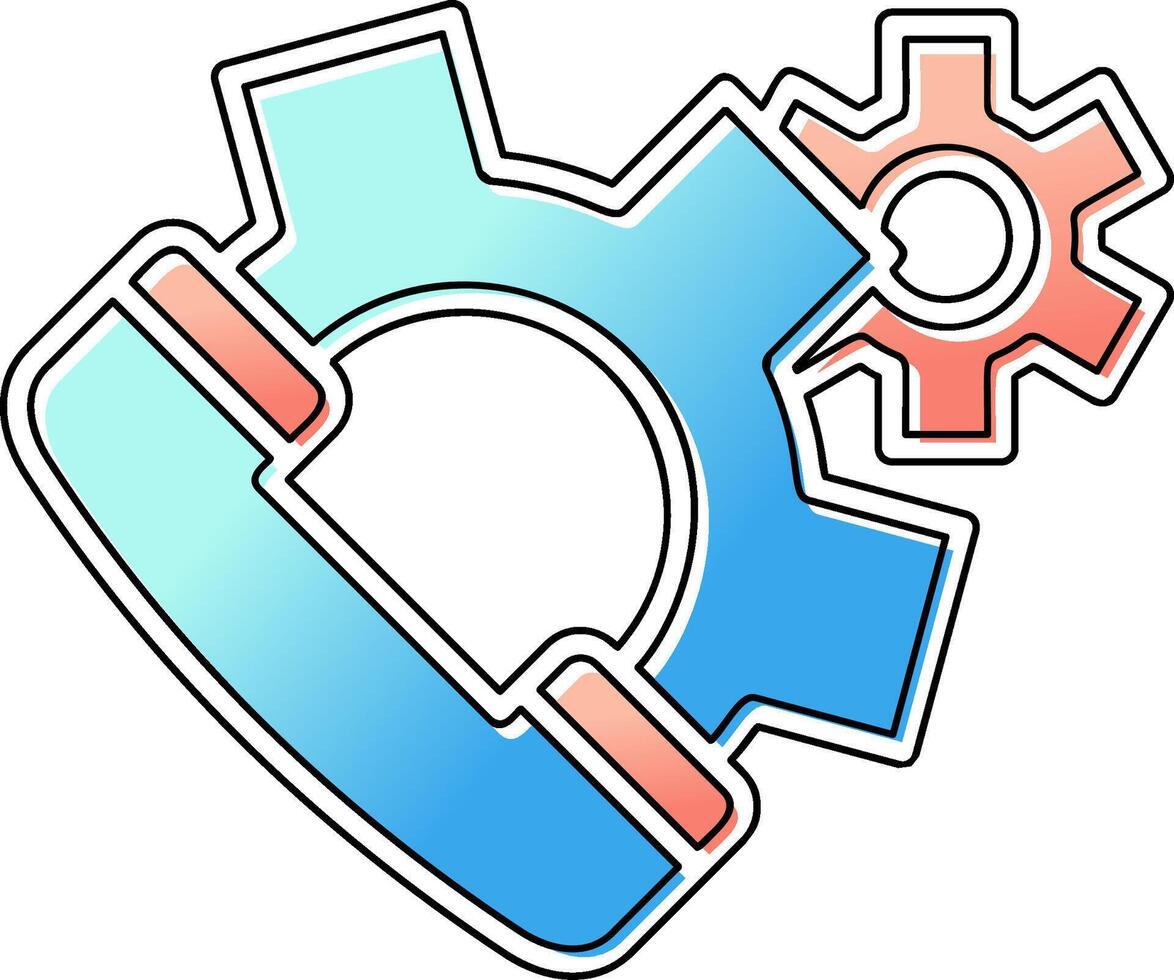 Call Settings Vector Icon