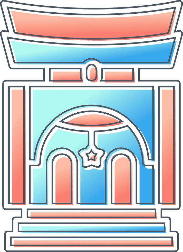 santuario vector icono