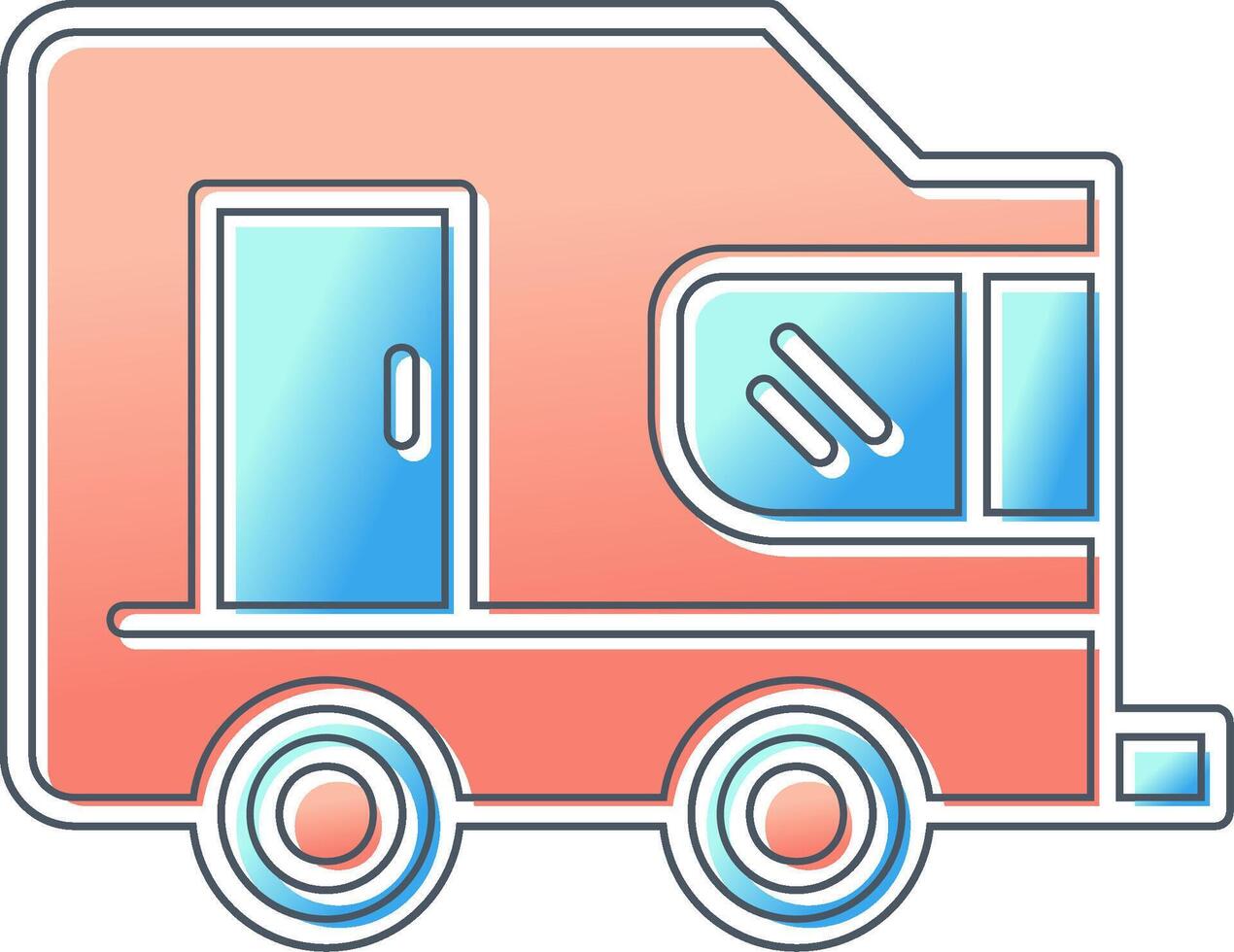 Caravan Vector Icon